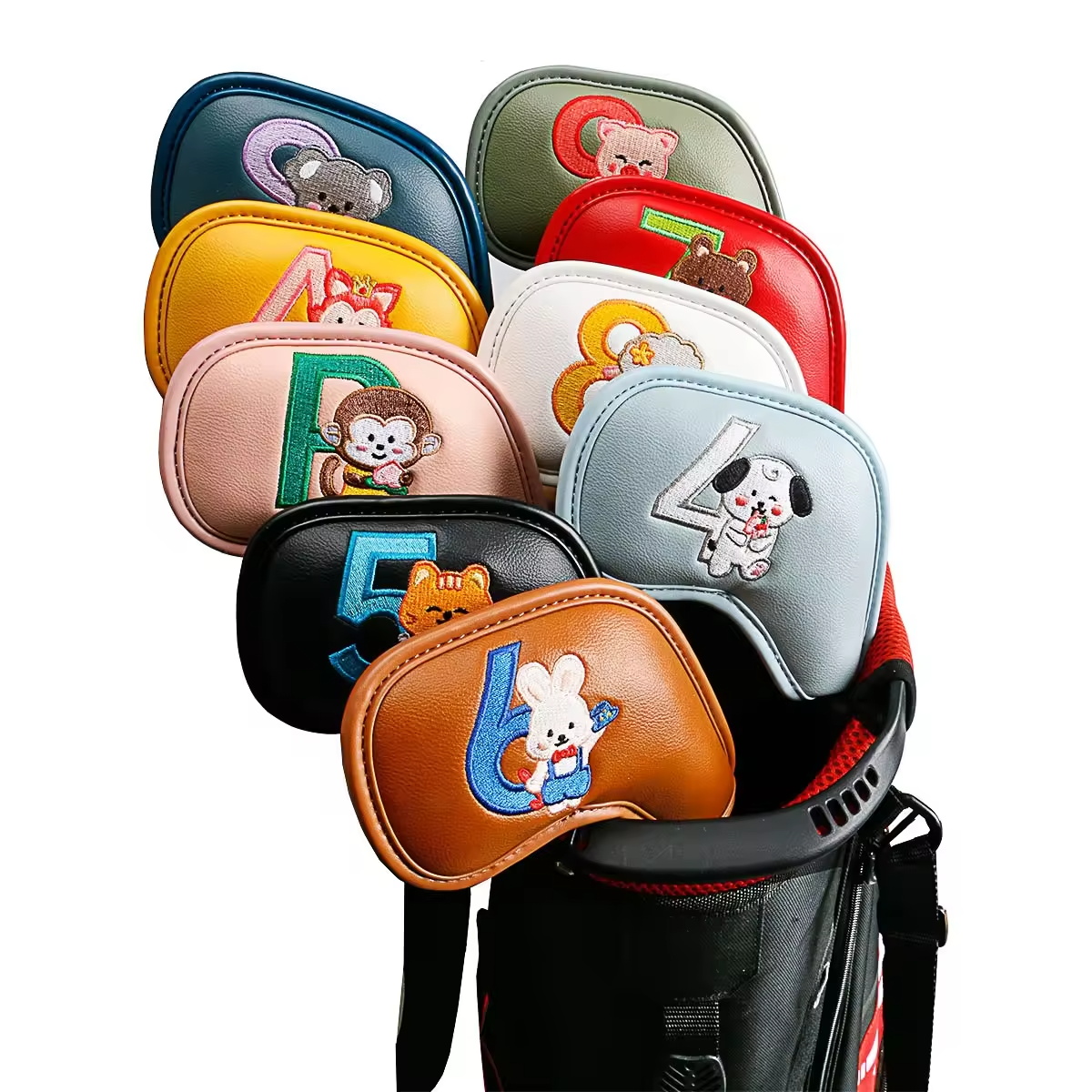 Golf Equipment Storage - 9 Peças de Capas de Ferro