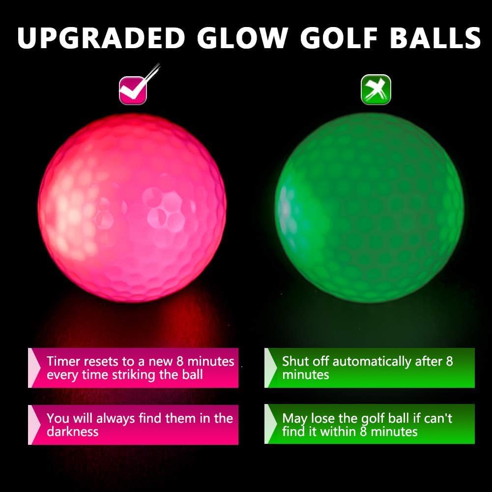 Bolas de golfe que brilham no  - Golf Equipment Gifts avaliação e preço