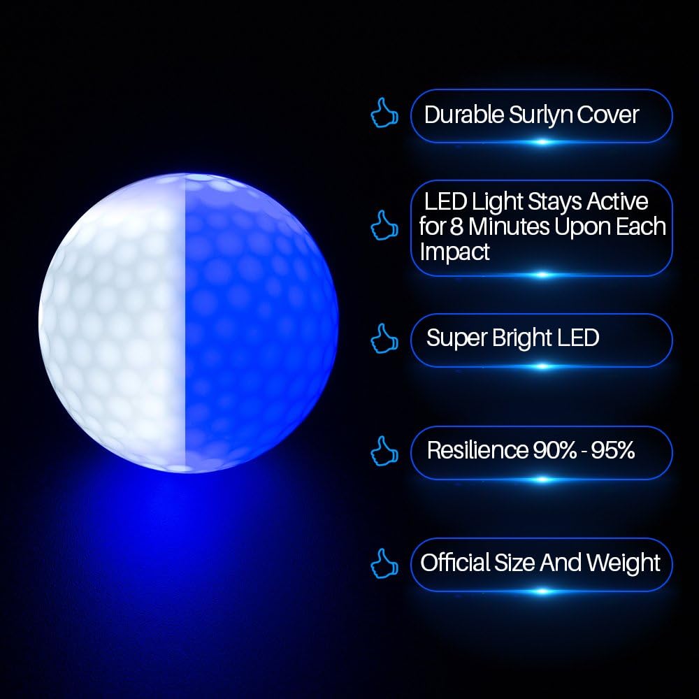 Bolas de golfe que brilham no  - Golf Equipment Gifts avaliação e preço